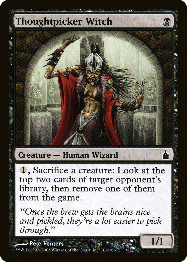 Thoughtpicker Witch (RAV-109) [Ravnica: City of Guilds] Foil MTG Single Wizards of the Coast
