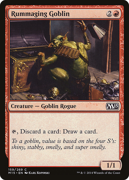 Rummaging Goblin (M15-159) [Magic 2015] Foil MTG Single Wizards of the Coast