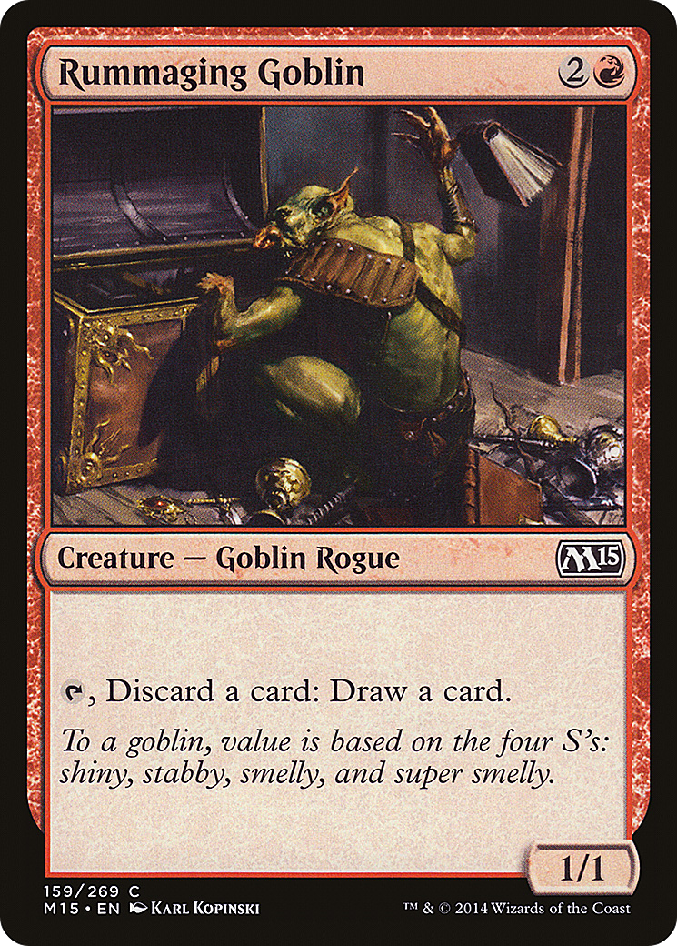 Rummaging Goblin (M15-159) [Magic 2015] MTG Single Wizards of the Coast