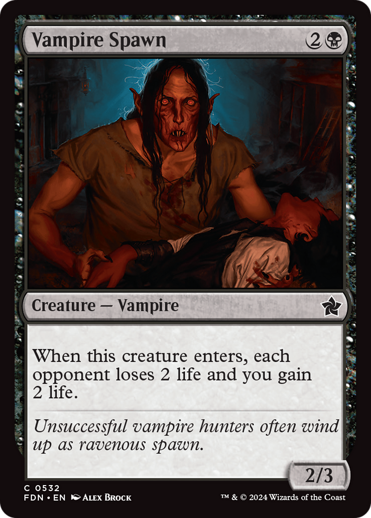 Vampire Spawn (FDN-532) [Foundations] MTG Single Wizards of the Coast