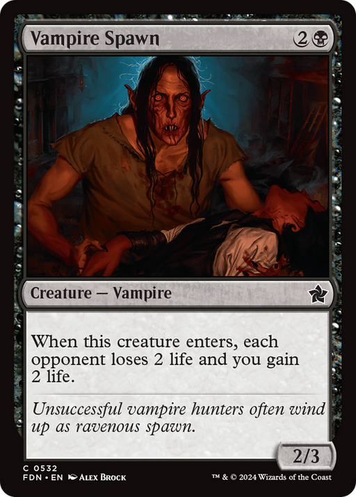 Vampire Spawn (FDN-532) [Foundations] MTG Single Wizards of the Coast