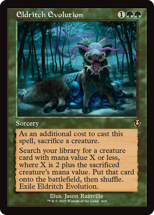 Eldritch Evolution (INR-410) [Innistrad Remastered] Foil MTG Single Wizards of the Coast