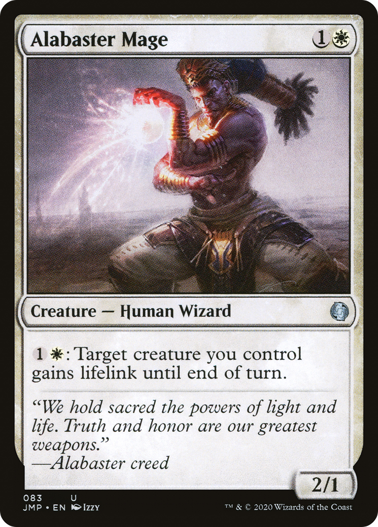 Alabaster Mage (JMP-083) [Jumpstart] MTG Single Wizards of the Coast