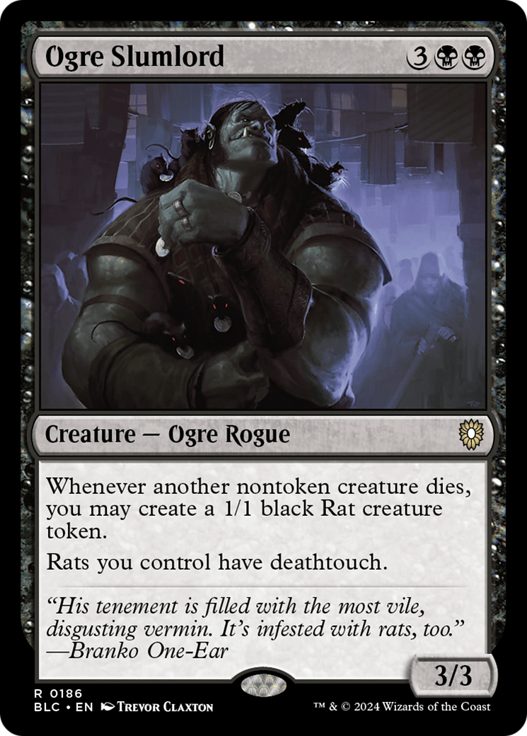 Ogre Slumlord (BLC-186) [Bloomburrow Commander] MTG Single Wizards of the Coast
