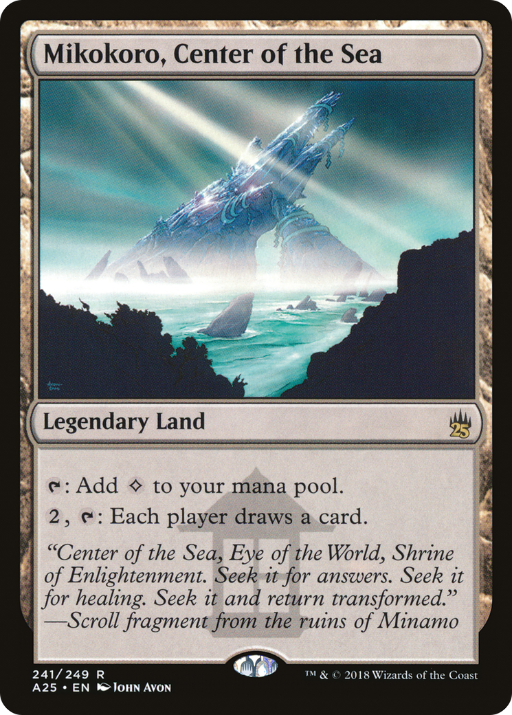 Mikokoro, Center of the Sea (A25-241) [Masters 25] MTG Single Wizards of the Coast