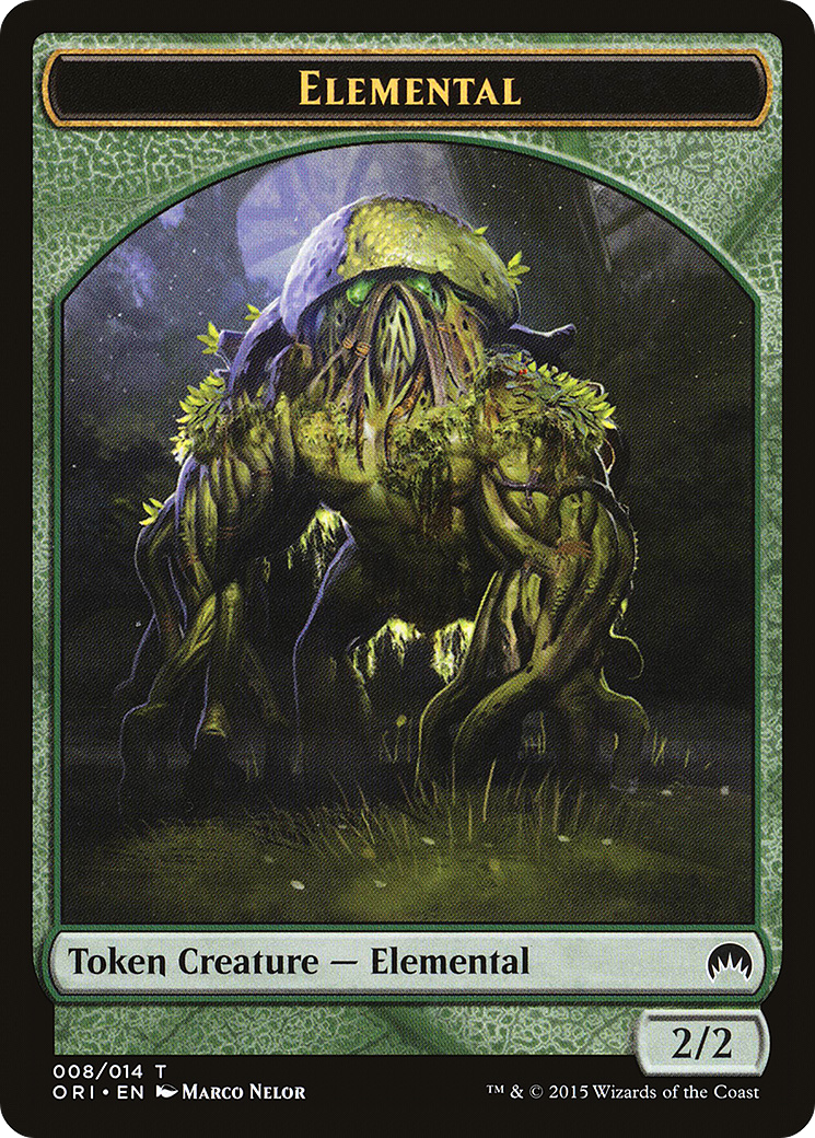 Elemental Token (ORI-008) [Tokens] Magic Origins Tokens MTG Single Wizards of the Coast