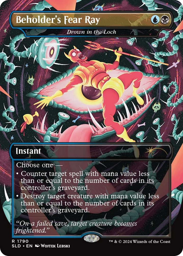 Drown in the Loch (SLD-1790) [Secret Lair] Drop (Borderless) MTG Single Wizards of the Coast