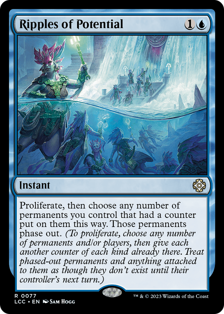 Ripples of Potential (LCC-077) [The Lost Caverns of Ixalan Commander] MTG Single Wizards of the Coast