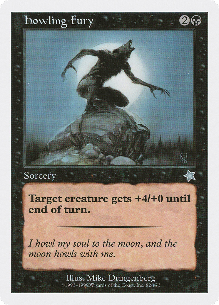 Howling Fury (S99-082) [Misc] Starter 1999 MTG Single Wizards of the Coast