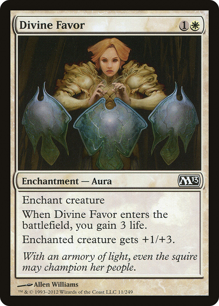 Divine Favor (M13-011) [Magic 2013] MTG Single Wizards of the Coast