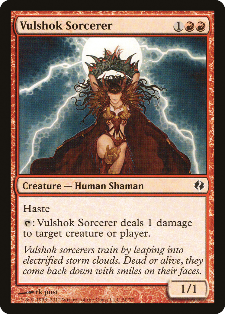 Vulshok Sorcerer (DDI-050) [Misc] Duel Decks: Venser vs. Koth MTG Single Wizards of the Coast