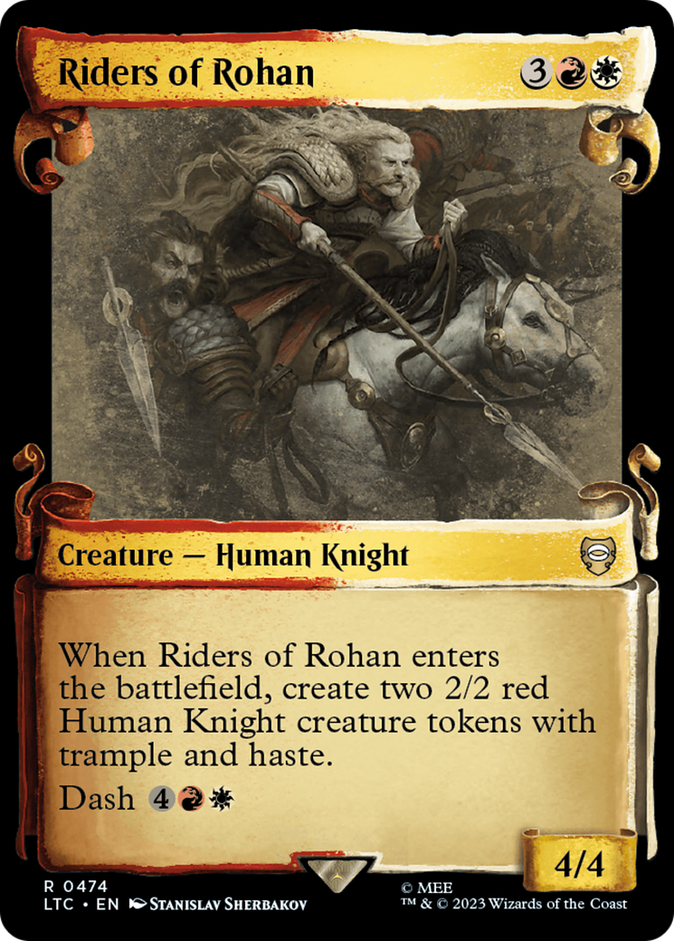 Riders of Rohan (LTC-474) [Tales of Middle-earth Commander] (Showcase) MTG Single Wizards of the Coast