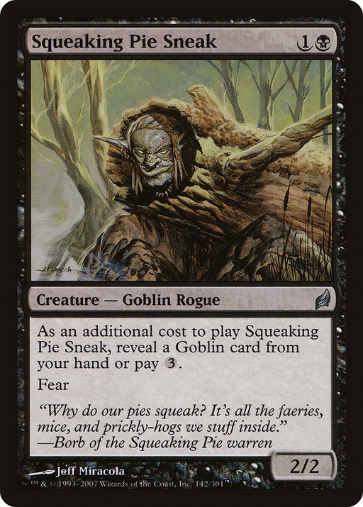 Squeaking Pie Sneak (LRW-142) [Lorwyn] Foil MTG Single Wizards of the Coast