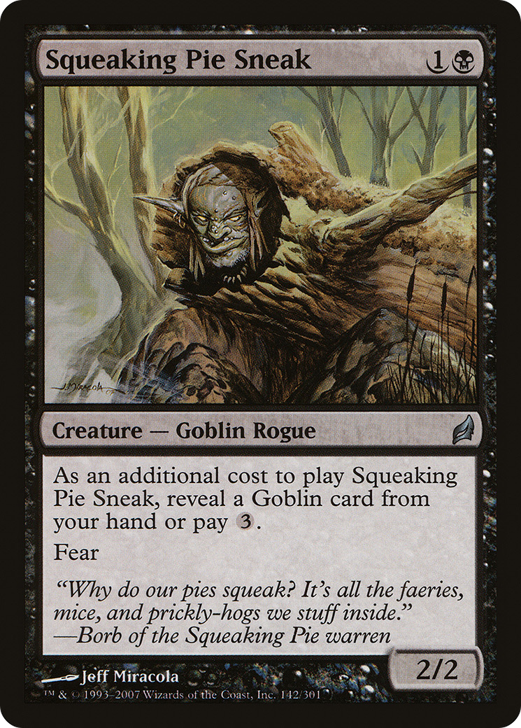 Squeaking Pie Sneak (LRW-142) [Lorwyn] MTG Single Wizards of the Coast