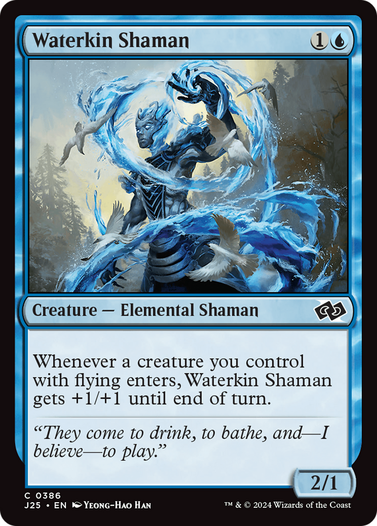 Waterkin Shaman (J25-386) [Foundations Jumpstart] MTG Single Wizards of the Coast