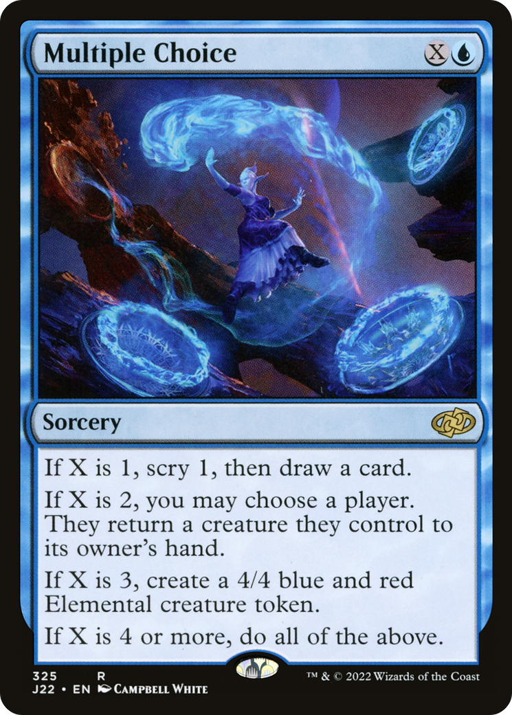 Multiple Choice (J22-325) [Jumpstart 2022] MTG Single Wizards of the Coast
