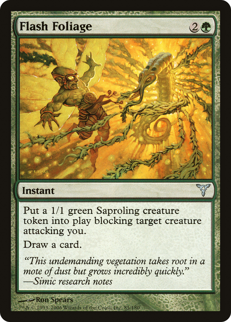 Flash Foliage (DIS-085) [Dissension] MTG Single Wizards of the Coast
