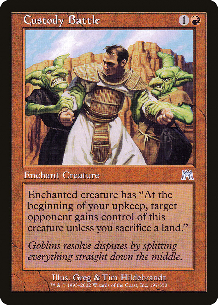 Custody Battle (ONS-197) [Onslaught] MTG Single Wizards of the Coast