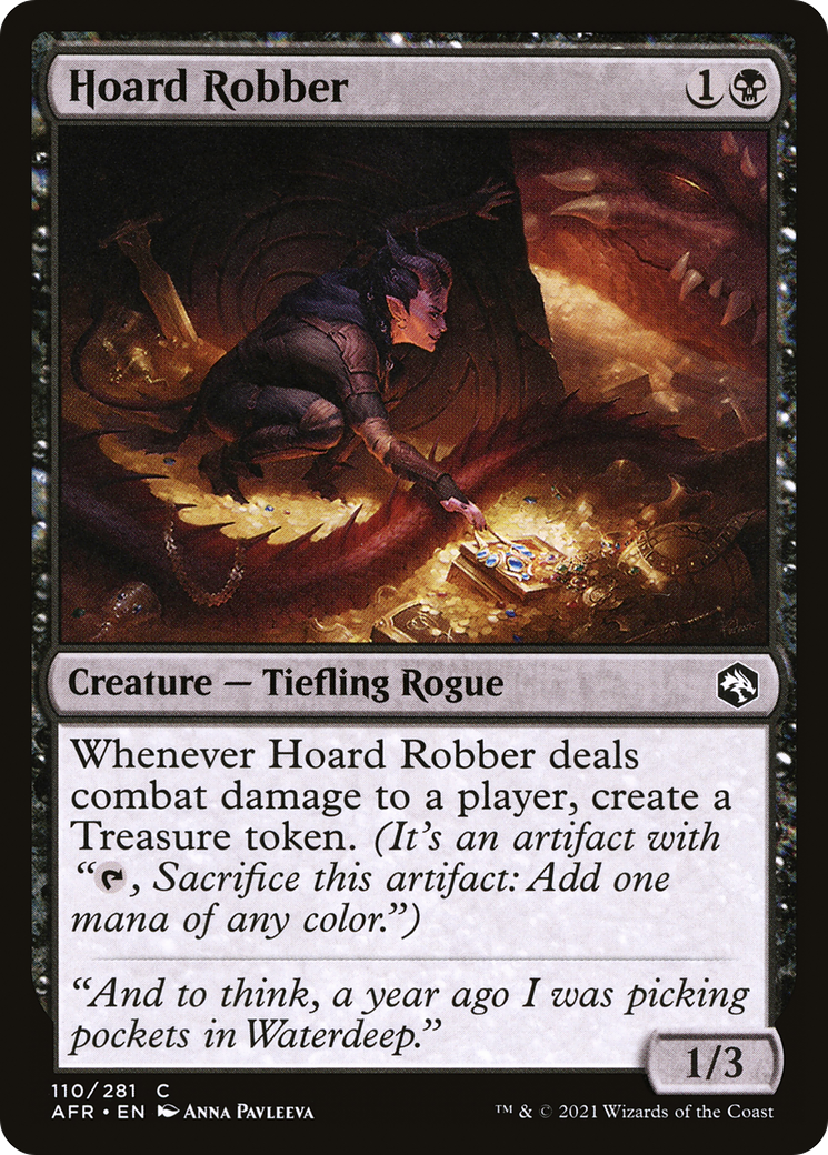 Hoard Robber (AFR-110) [Adventures in the Forgotten Realms] Foil MTG Single Wizards of the Coast