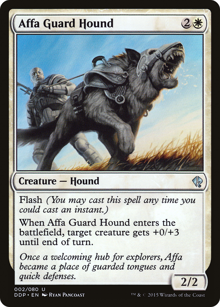 Affa Guard Hound (DDP-002) [Misc] Duel Decks: Zendikar vs. Eldrazi MTG Single Wizards of the Coast