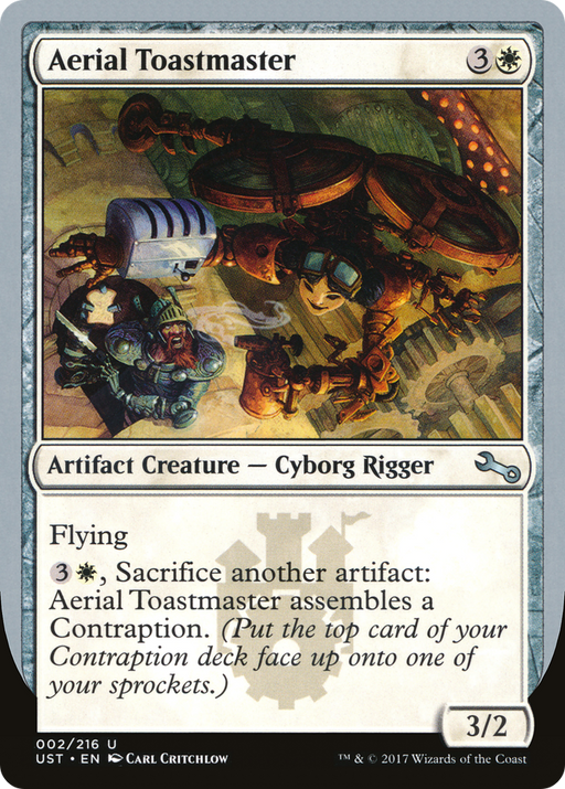 Aerial Toastmaster (UST-002) [Unstable] Foil MTG Single Wizards of the Coast