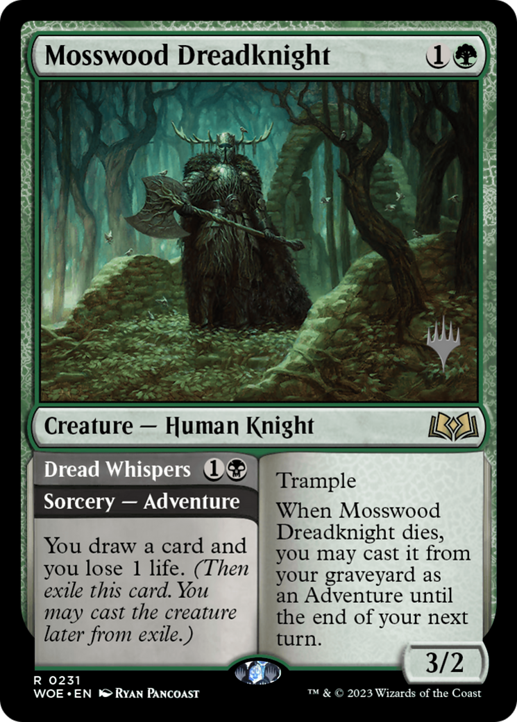 Mosswood Dreadknight (PPWOE-231) [Wilds of Eldraine Promos] Foil MTG Single Wizards of the Coast