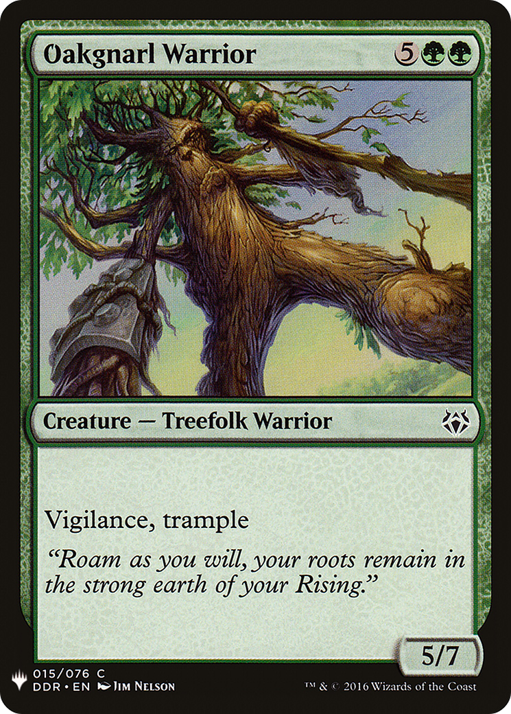 Oakgnarl Warrior (LIST-DDR-15) [Mystery Booster] The List MTG Single Wizards of the Coast