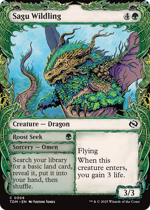 Sagu Wildling (Showcase) (TDM-306) [Tarkir: Dragonstorm] MTG Single Wizards of the Coast