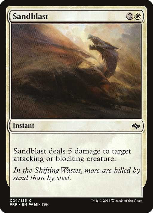 Sandblast (FRF-024) [Fate Reforged] MTG Single Wizards of the Coast