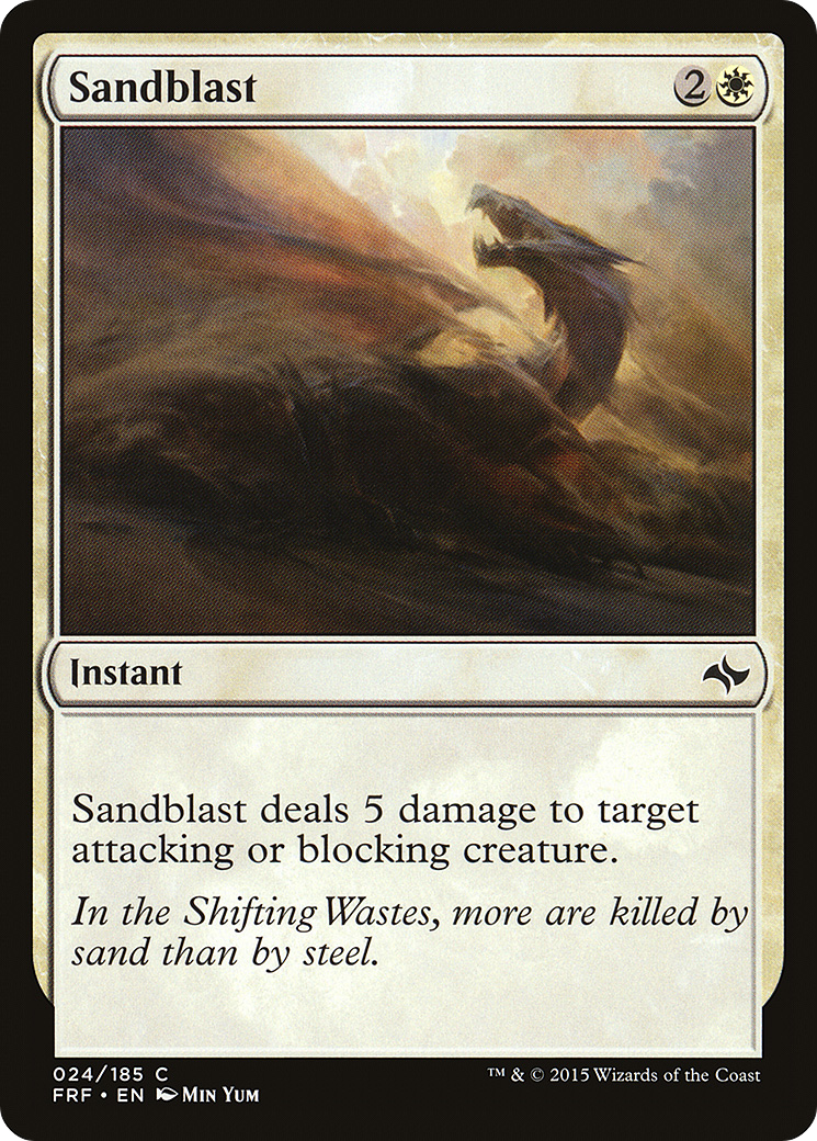 Sandblast (FRF-024) [Fate Reforged] Foil MTG Single Wizards of the Coast
