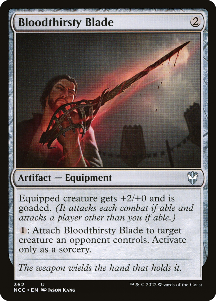 Bloodthirsty Blade (NCC-362) [New Capenna Commander] MTG Single Wizards of the Coast