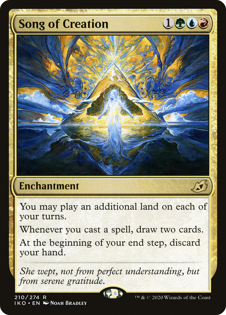 Song of Creation (IKO-210) [Ikoria: Lair of Behemoths] Foil MTG Single Wizards of the Coast