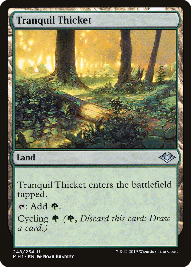 Tranquil Thicket [Modern Horizons] MTG Single Magic: The Gathering