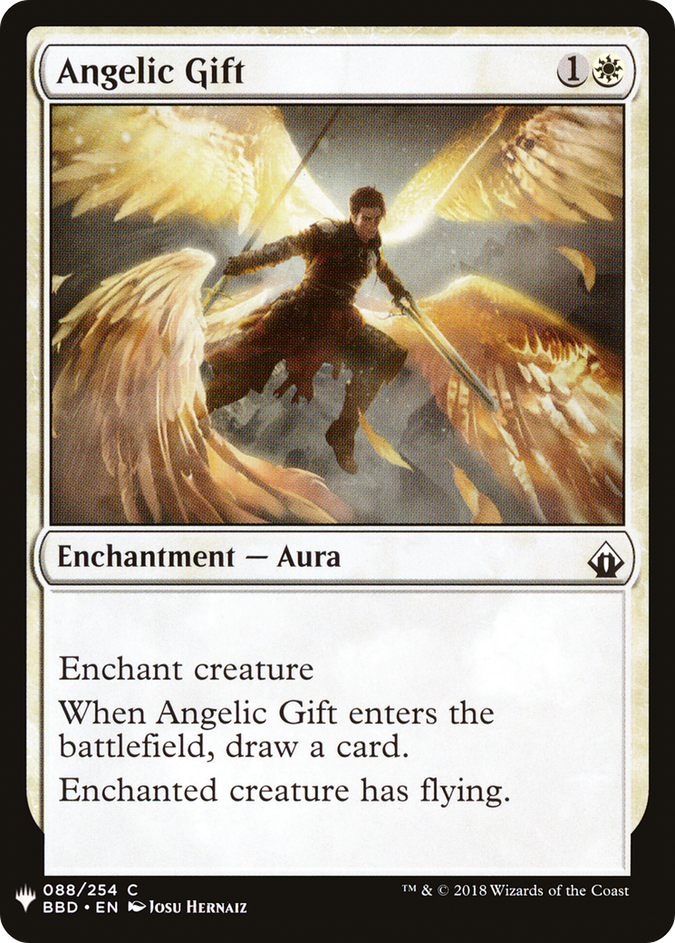 Angelic Gift (LIST-BBD-88) [Mystery Booster] The List MTG Single Wizards of the Coast
