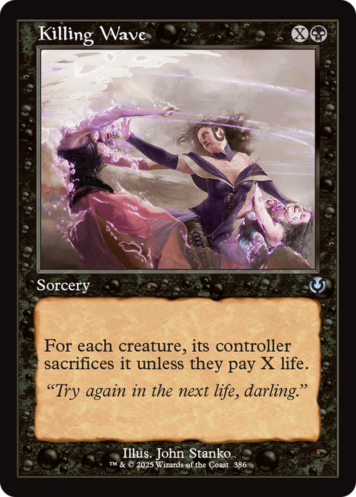 Killing Wave (INR-386) [Innistrad Remastered] Foil MTG Single Wizards of the Coast