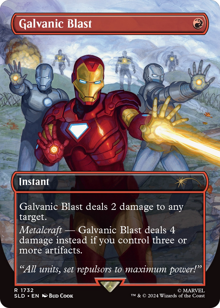 Galvanic Blast (SLD-1732) [Secret Lair] Drop (Borderless) MTG Single Wizards of the Coast