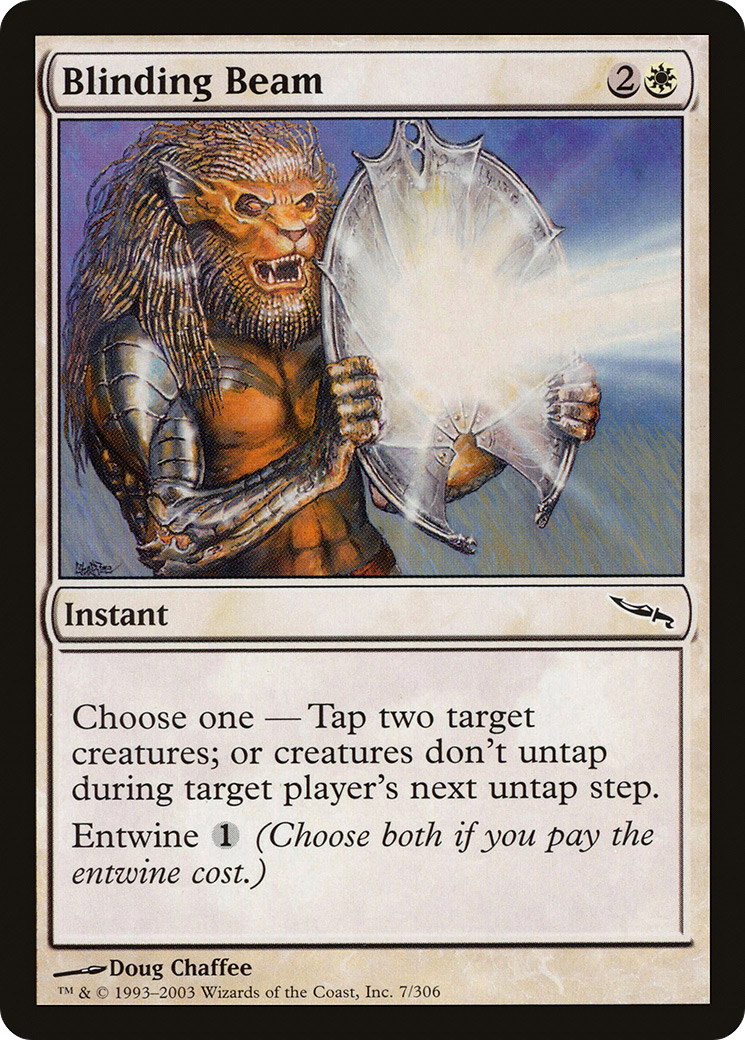 Blinding Beam (MRD-007) [Mirrodin] MTG Single Wizards of the Coast