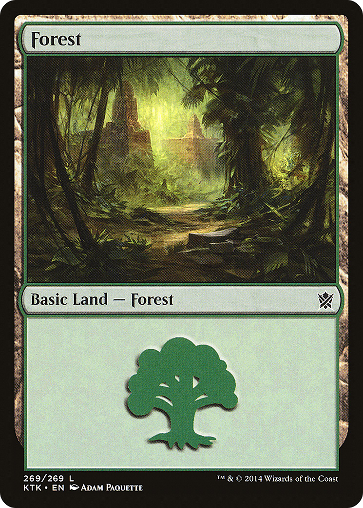 Forest (KTK-269) [Khans of Tarkir] MTG Single Wizards of the Coast