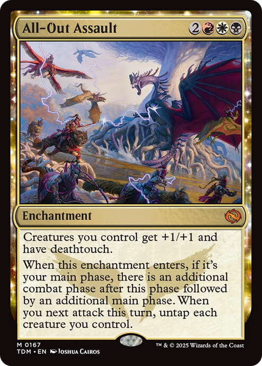 All-Out Assault (TDM-167) [Tarkir: Dragonstorm] MTG Single Wizards of the Coast