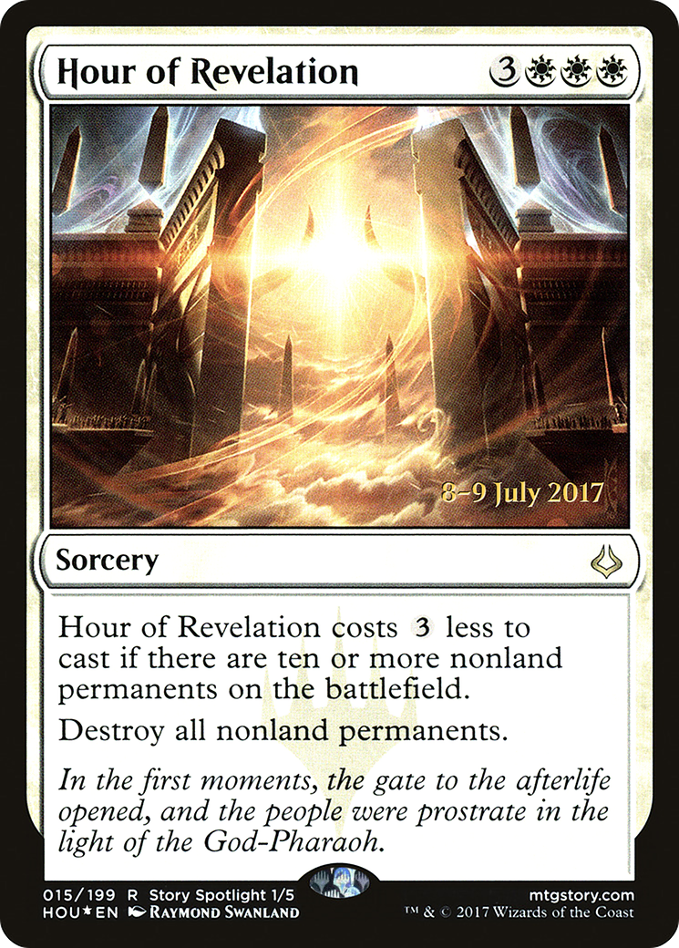 Hour of Revelation (PRE-015) [Hour of Devastation Promos] Foil MTG Single Wizards of the Coast