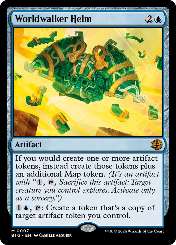 Worldwalker Helm (BIG-007) [The Big Score] MTG Single Wizards of the Coast