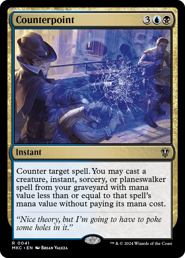 Counterpoint (MKC-041) [Murders at Karlov Manor Commander] MTG Single Wizards of the Coast