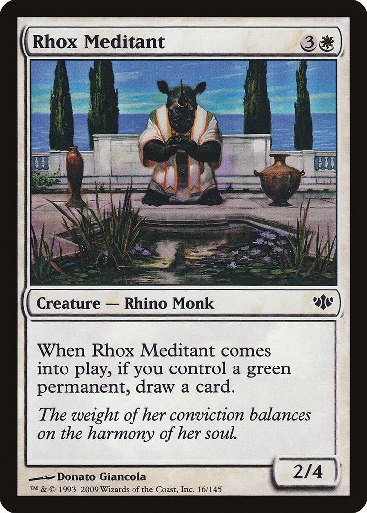 Rhox Meditant (CON-016) [Conflux] Foil MTG Single Wizards of the Coast