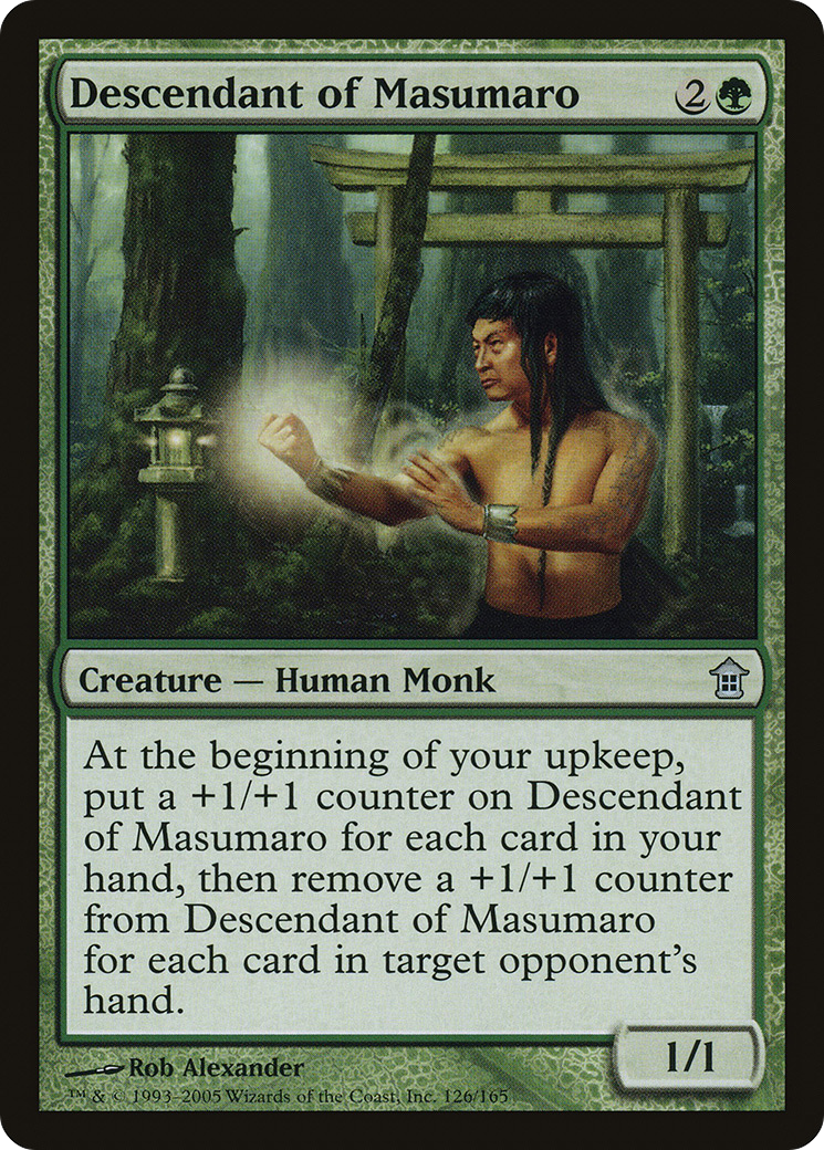 Descendant of Masumaro (SOK-126) [Saviors of Kamigawa] MTG Single Wizards of the Coast