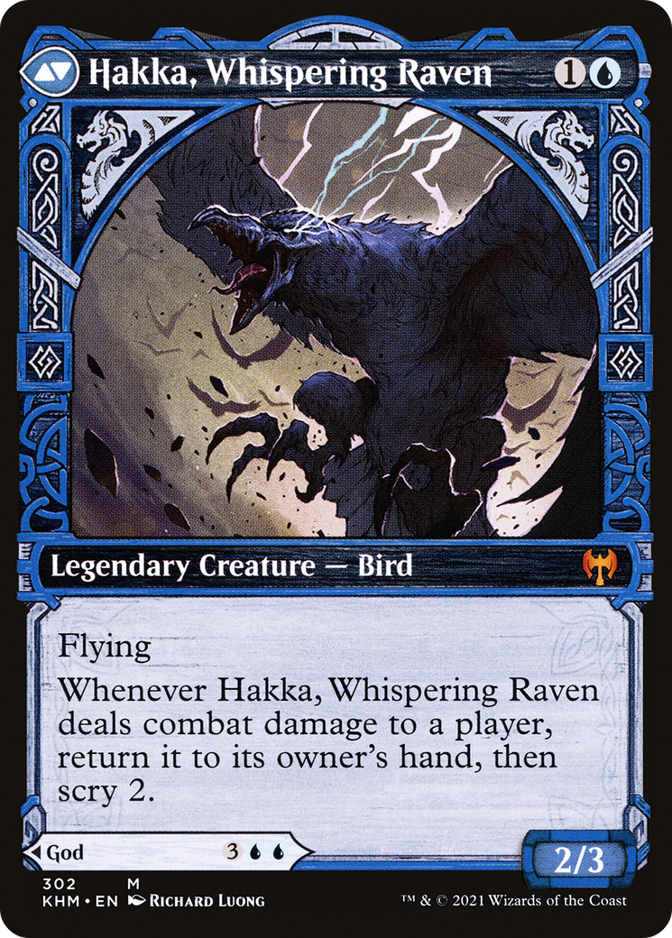 Alrund, God of the Cosmos (KHM-302) [Kaldheim] (Showcase) MTG Single Wizards of the Coast