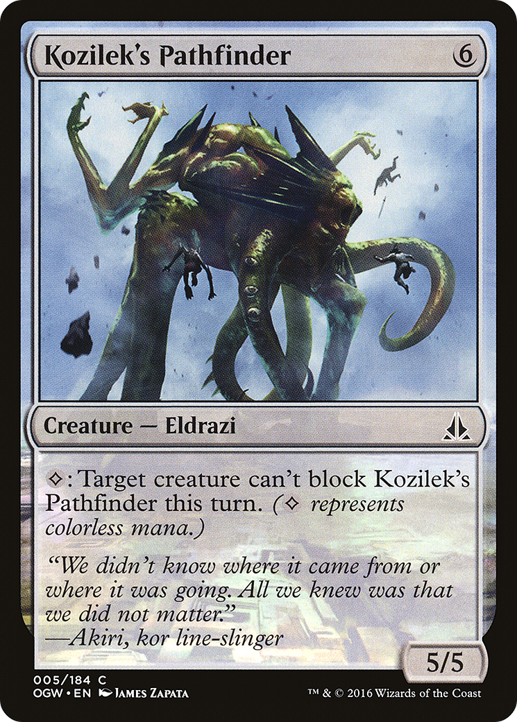 Kozilek's Pathfinder (OGW-005) [Oath of the Gatewatch] MTG Single Wizards of the Coast