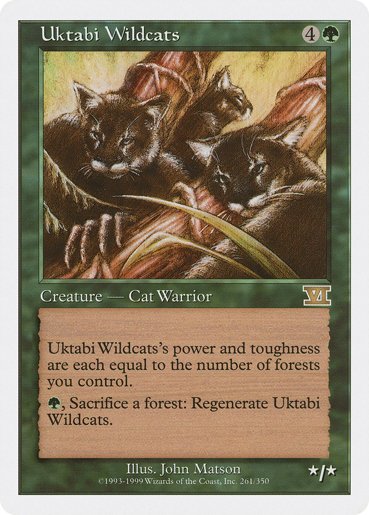 Uktabi Wildcats (6ED-261) [Classic Sixth Edition] MTG Single Wizards of the Coast