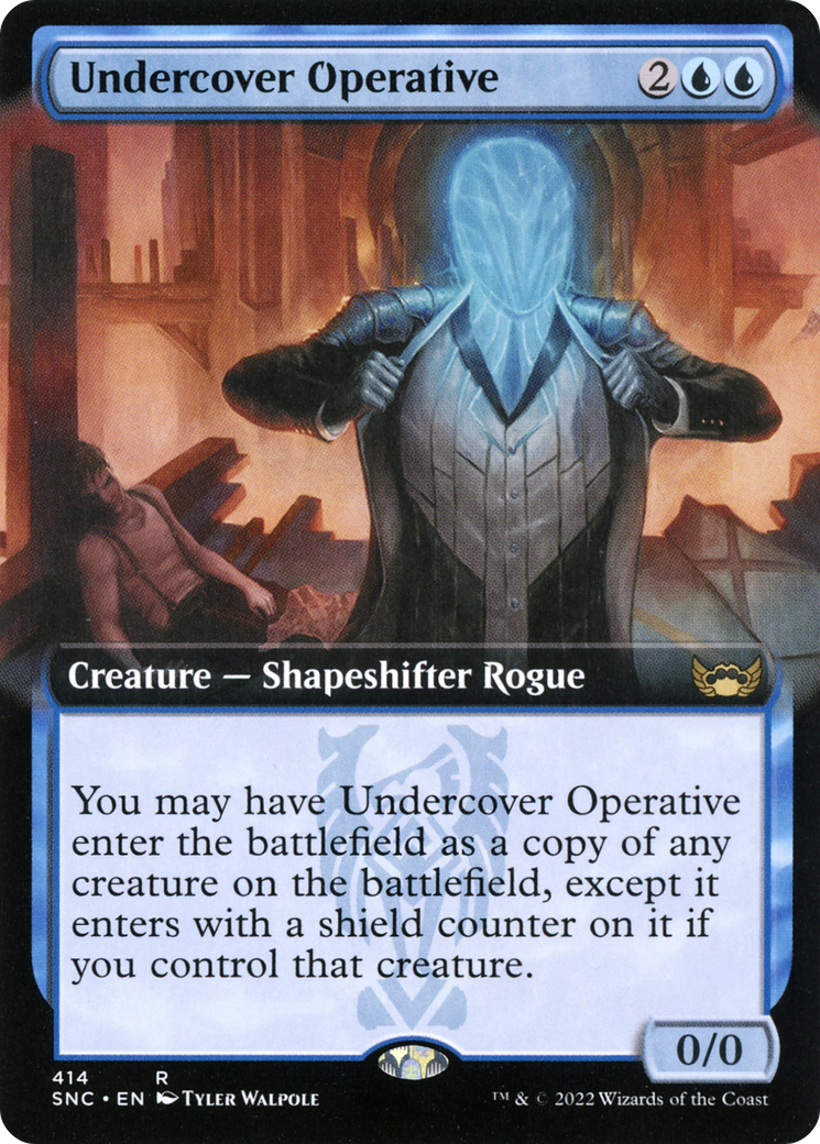 Undercover Operative (SNC-414) [Streets of New Capenna] (Extended Art) MTG Single Wizards of the Coast