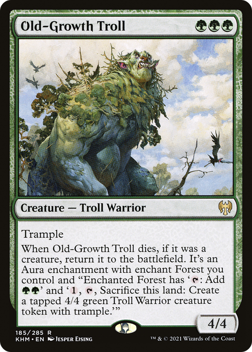Old-Growth Troll (KHM-185) [Kaldheim] MTG Single Wizards of the Coast