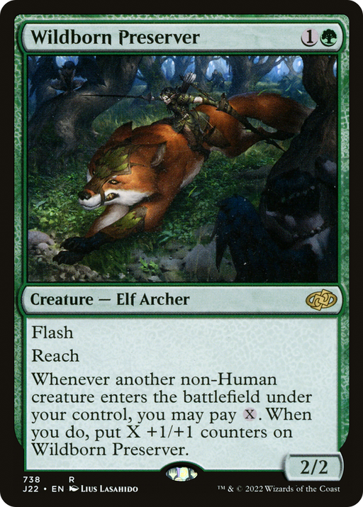 Wildborn Preserver (J22-738) [Jumpstart 2022] MTG Single Wizards of the Coast